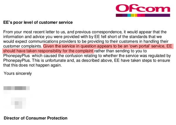 OFCOM Letter